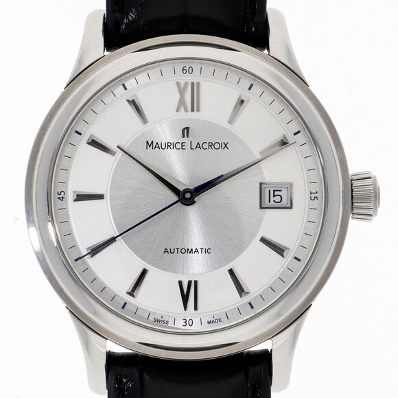 WATCH MAURICE LACROIX LC6027 Le Classic Silver SS/leather AT - Picture 1 of 9